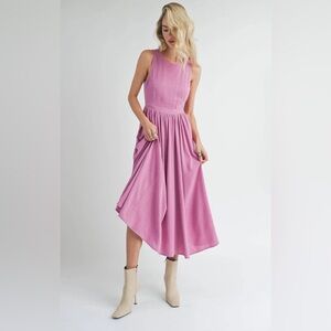 Sadie & Sage Pink Midi Dress